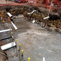 Under Driveway Retention Tank