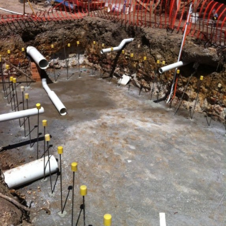 Under Driveway Retention Tank