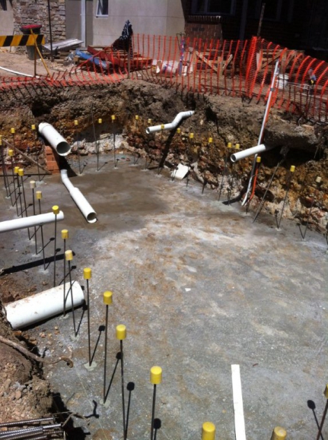 Under Driveway Retention Tank